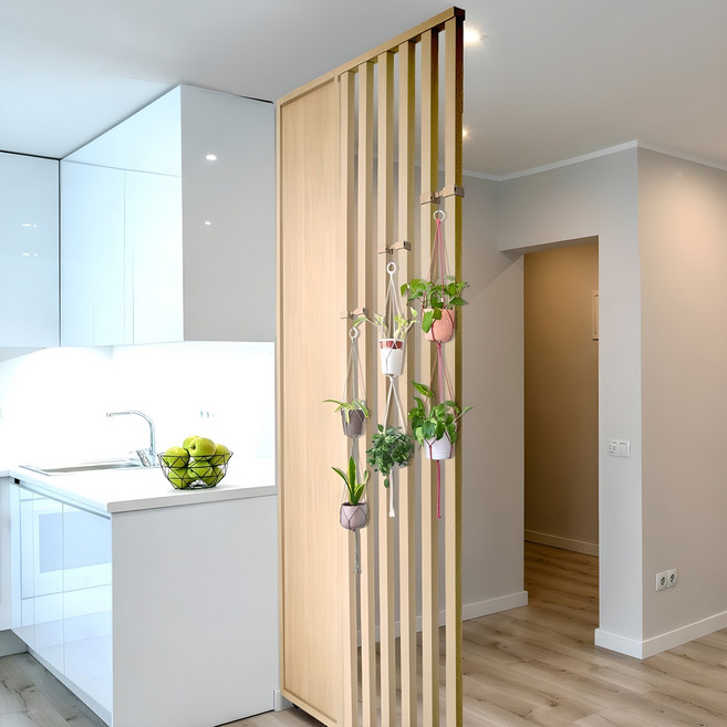 우드톡 1+1 설치가 쉬운 타공 무타공 타공판 / 스트라이프 공간분리 셀프 가벽 파티션, 무타공_337 + 스트라이프_328, 오크