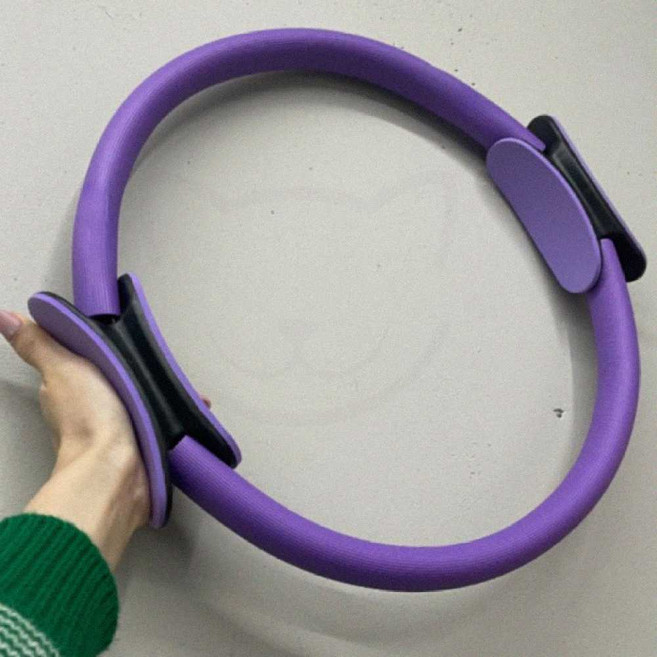 우수한 그립감 뛰어난 충격흡수 다용도 매직서클 필라테스 써클링 1P (k4987), 퍼플, 1개