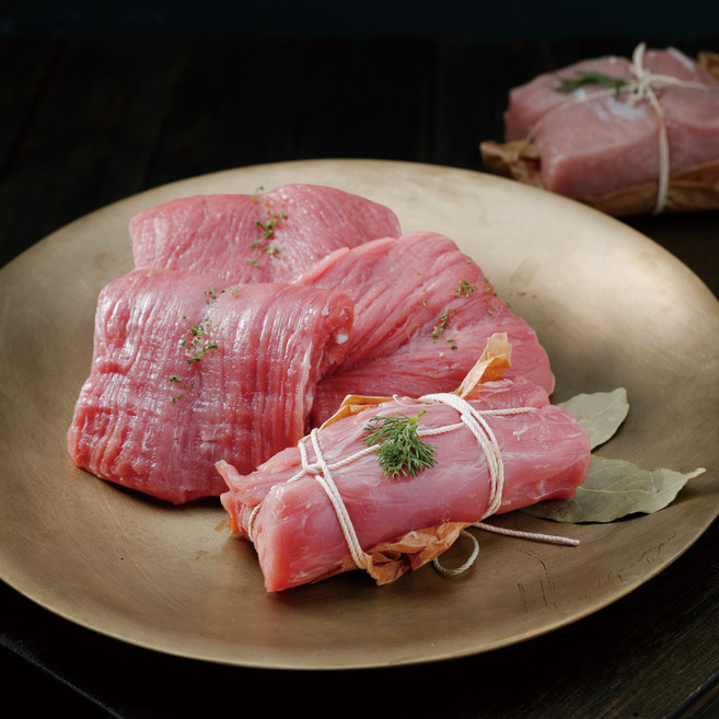 [국제식품] 우리 돼지 한돈 안심 400g(돈가스용), 1개