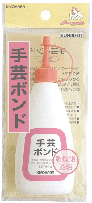 【YUBU】公雞牌 清原 kiyohara 手工藝專用白膠 萬用接著劑 SUN90-07, 1個