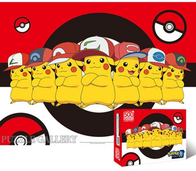 500조각 직소퍼즐 - 포켓몬스터 지우의 피카츄 kyw+63965Yv