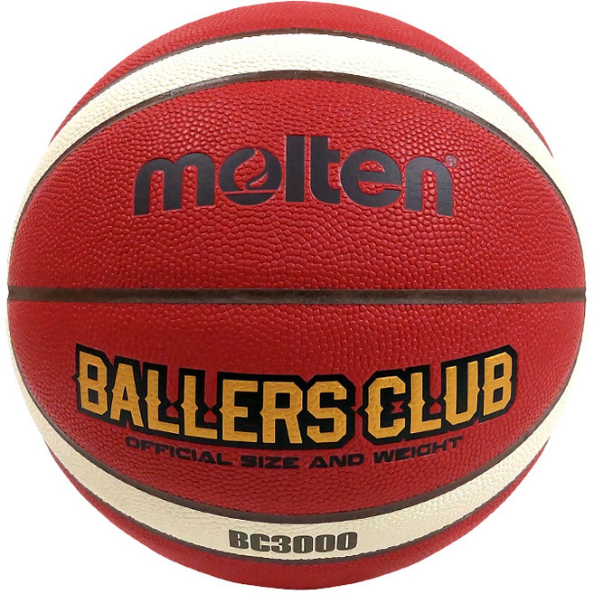 몰텐 - 볼러스클럽 농구공 올라운드용 합성가죽, 6호, 1개, BC3000
