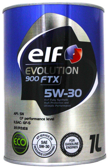 易油網 ELF EVOLUTION 900 日本鐵罐 全合成機油 1L, 1個, FTX 5W30