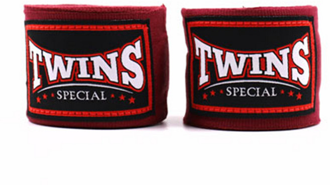 트윈스 CH5 복싱 핸드랩 4.5m / 권투 붕대 밴디지, 마룬, 1세트