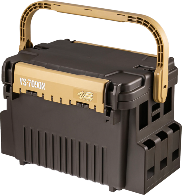 메이호 태클박스 VS-7090N 준중형 낚시용 태클박스, 1개, 딥 브라운(한정판)