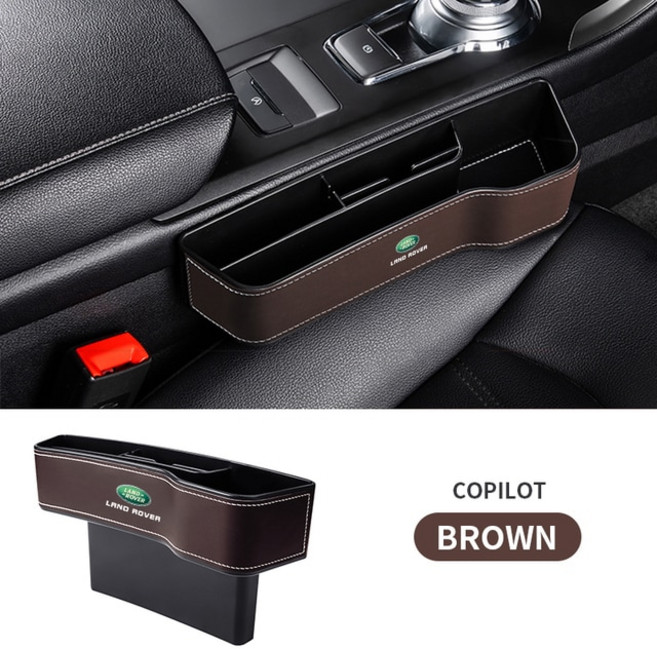 킥매트 뒷자석수납함 차량용사이드포켓 컵홀더 자동차 틈새 차량 수납거치함 보관함 랜드 로버 디스커버리 4 프리랜더 레인지 스포츠 이보크용 정리용품 호환 -239, 1개