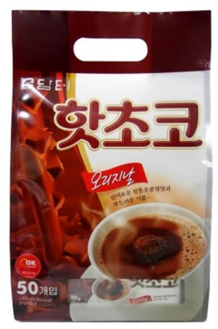 담터 핫초코 50T x 2개, 상세 설명 참조, 100개입