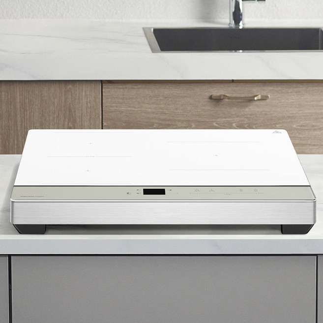 에너지효율1등급 나비엔 매직 3구 인덕션 ERI-3623AF 슈퍼플렉스존 전기레인지 빌트인 프리스탠딩, (인덕션+8cm케이스)(자가설치)