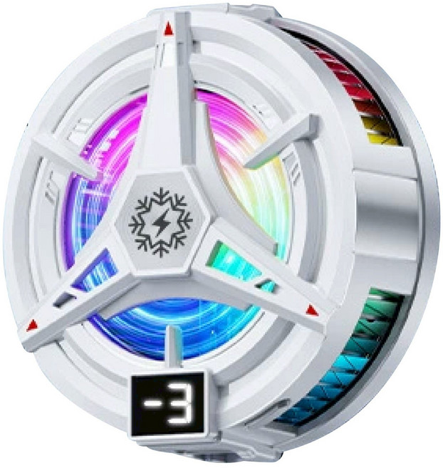 手機散熱器, 白【結冰款】送背夾, 1個, 無型號