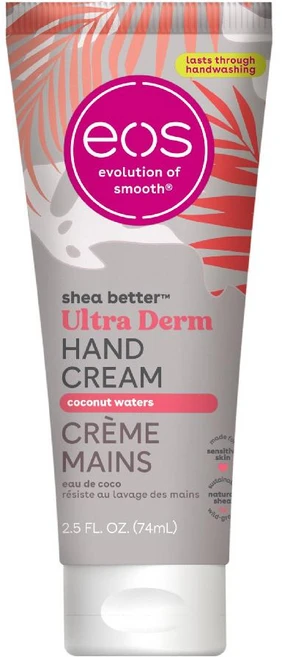 EOS Shea Better 코코넛 천연 시어버터 24시간 수분 공급 핸드크림 70g, 74ml, 1개 - 쿠팡