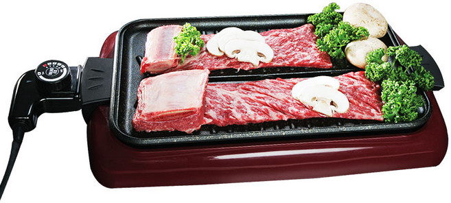 대원전자 DWP-331G 국내생산 테이블 전기그릴 특수마블코팅 5단계온도조절 360x230, 상품상세참조