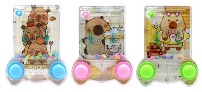 카피바라 플레이 워터게임 1개 색상랜덤 카피바라 물게임