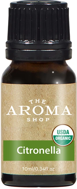 더아로마샵 USDA 유기농 에센셜오일 디퓨저 아로마테라피 숙면 힐링, 1개, 10ml, 시트로넬라 유기농 에센셜오일 - 쿠팡