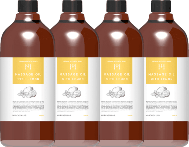 메르헨랩 아로마 마사지오일 위드레몬 1000ml 3+1, 4개, 1L