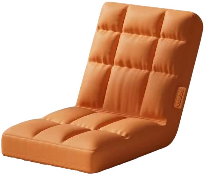 Melochair 안마의자 1인용 전신 허리 마사지 온열 흔들의자 스윙 안락 체어, 기본 오렌지