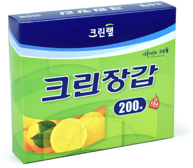 크린랲 크린장갑, 200개, 1개