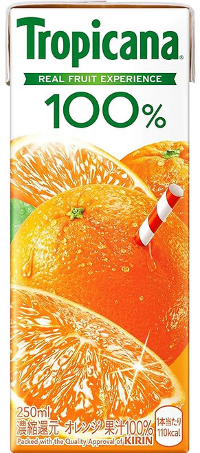 트로피카나 100% 오렌지 250ml×24병 팩, 24개, 250ml