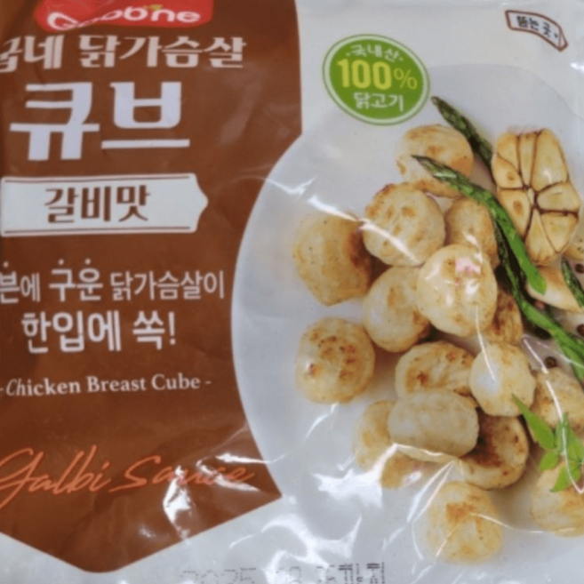 굽네 닭가슴살 큐브 갈비맛 /, 20개, 100g