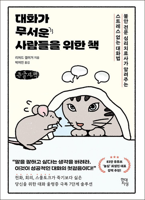 대화가 무서운 사람들을 위한 책(큰글자책):불안 전문 심리치료사가 알려주는 스트레스 없는 대화법, 현대지성