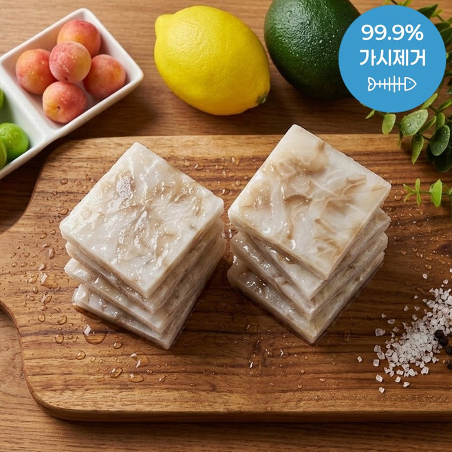 [푸른드리] 99.9% 가시제거 입편한 순살 네모동태살 3kg 러시아산 까스 국 강정용, 1개, 60g 내외 까스용