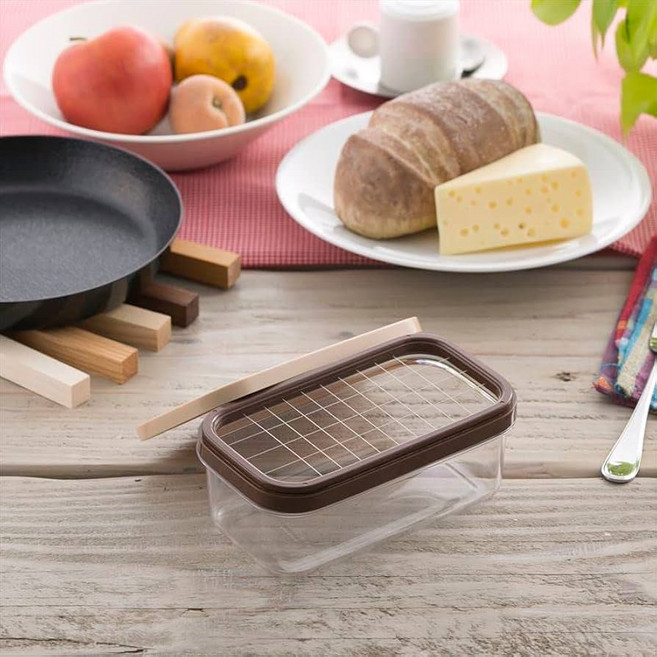 일본 카이 버터 커팅케이스 버터 소분 보관용기 DL-7038, 3개