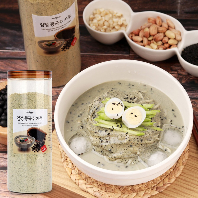 증안리약초마을 검정 콩국수 가루, 1개, 500g