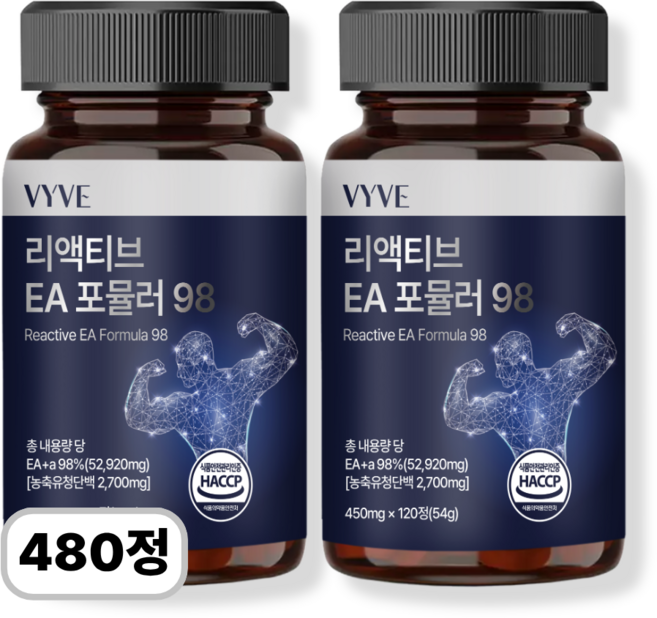 [정품] 바이브 리액티브 EA 포뮬라 98, 4개, 120정