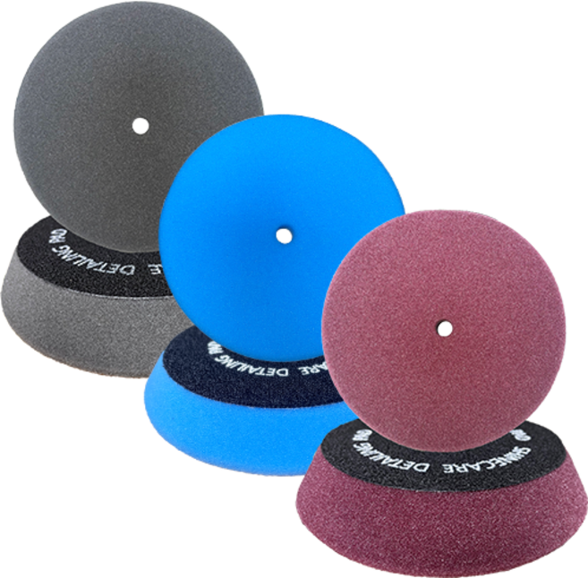 자동차 광택패드 스펀지패드 세트 초벌 중벌 마무리 5인치 6인치 7인치 전동드릴, 5인치세트