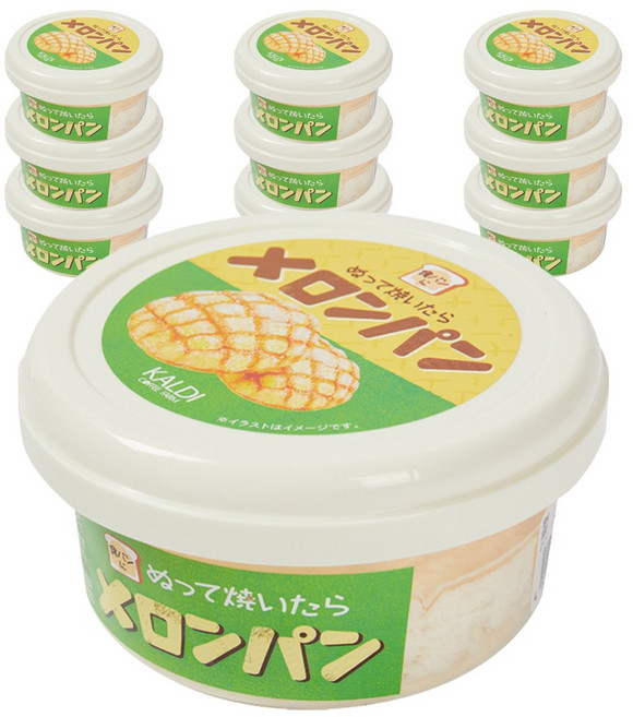 KALDI 바르고 구우면 메론빵 스프레드, 10개, 110g