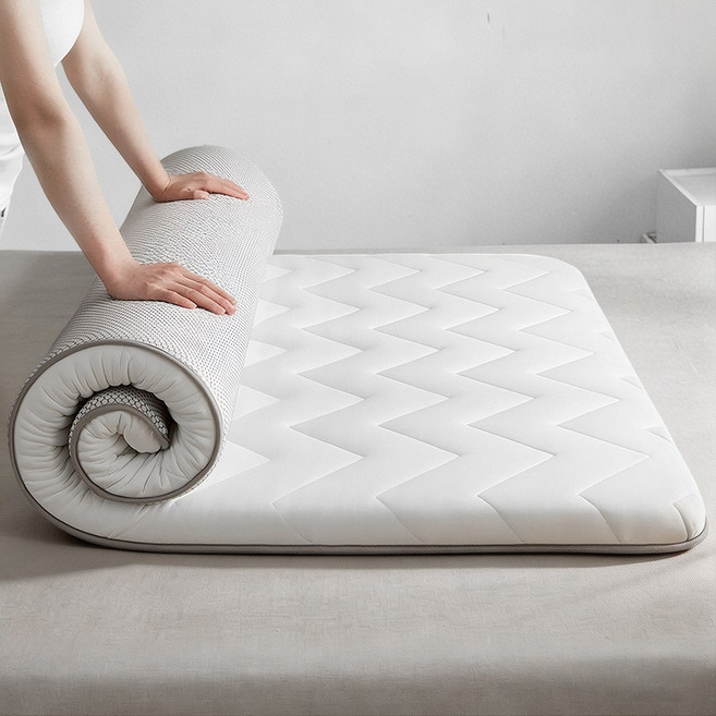 Frokom Living 꿀잠 라텍스 메모리폼 매트리스 토퍼, 화이트, 8cm