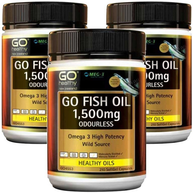 고헬씨 고 피시 오일 1500mg 소프트젤, 3개, 210정
