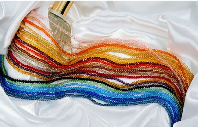 [비즈공예재료] 비즈WA&진승사 비즈마켓 크리스탈비즈 론델컷비즈 4mm 투톤메탈 컬러모음, JH-04, 1개