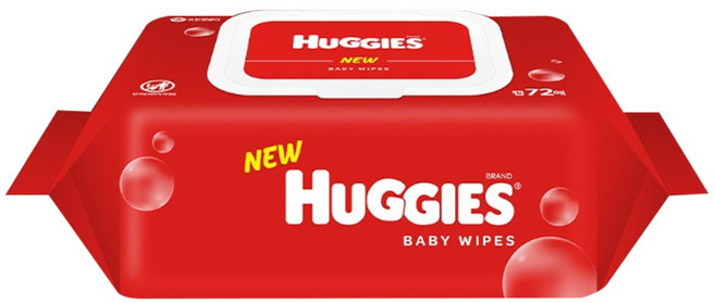 하기스 아기물티슈 캡형, 65g, 72개입, 10개