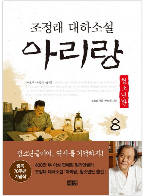 [해냄] 아리랑 청소년판 8 (마스크제공), 단품