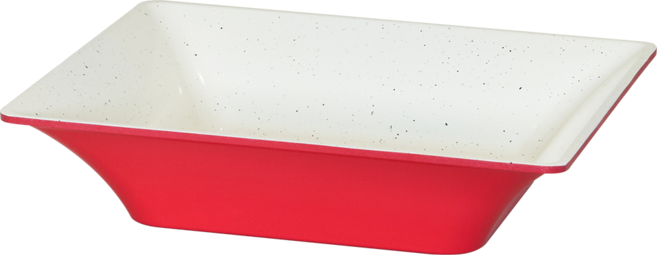 바첸 인덕션 프라이팬 스퀘어 세라믹코팅 레드 29cm 데메테르, 1개