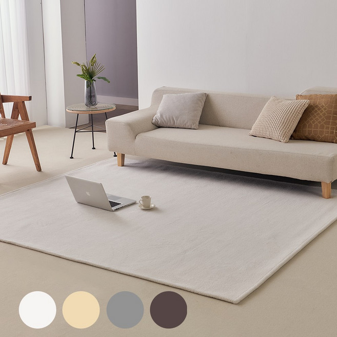 곰표코지베어 워셔블 러그 거실 카페트 극세사 단모 먼지없는 방수