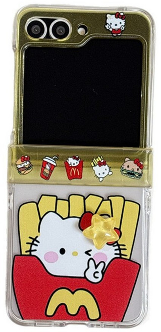 갤럭시z플립7 z플립5 z플립6 힌지보호 투명실리콘 파자마 보이 핸드폰케이스