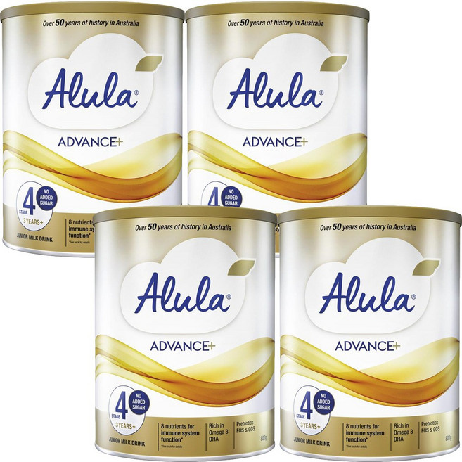 알룰라 어드밴스 플러스 주니어 4단계, 800g, 4개