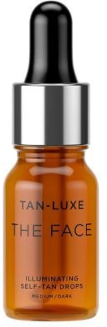 TAN-LUXE 더 페이스 - 나만의 셀프 태너 잔인함 독소 없는 셀프 태너를 만들기 위한 조명 셀프 태닝 드롭, 0.38 Fl Oz (Pack of 1), Medium/Dark - 쿠팡