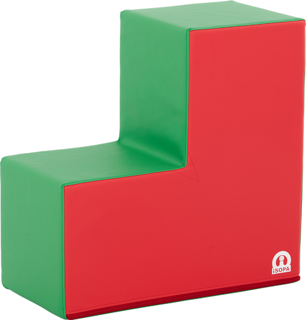 아이소파 챔피온 기역초록 CH-2004G 유아 실내 놀이터 정글짐 미끄럼 체육 매트