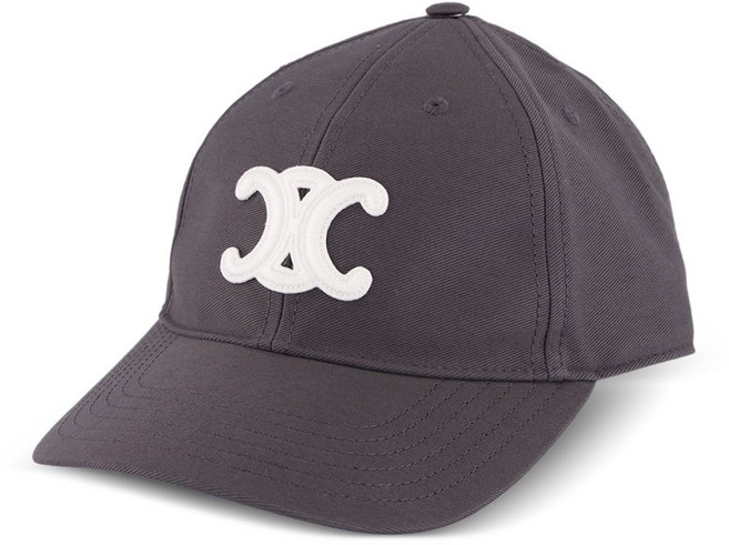 셀린느 트리옹프 자수 캡 모자