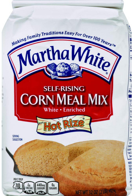 Martha White Self-Rising Corn Meal Mix 32 oz, 1개, 946ml