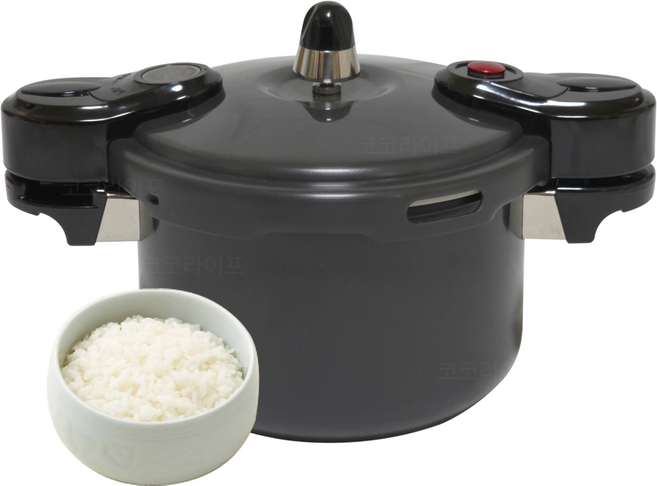 코코라이프 국내산 경질 압력솥 가스 압력밥솥 밥통, 5-6인용, 1개, 3.5L