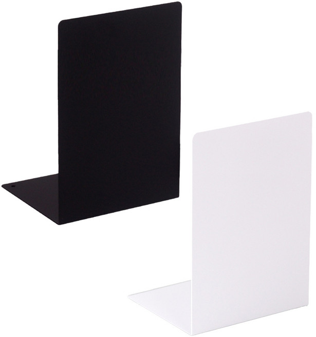 아카데미 북엔드 L형 중 MB-140 MB-141 책꽂이 책받침, 화이트 MB-141