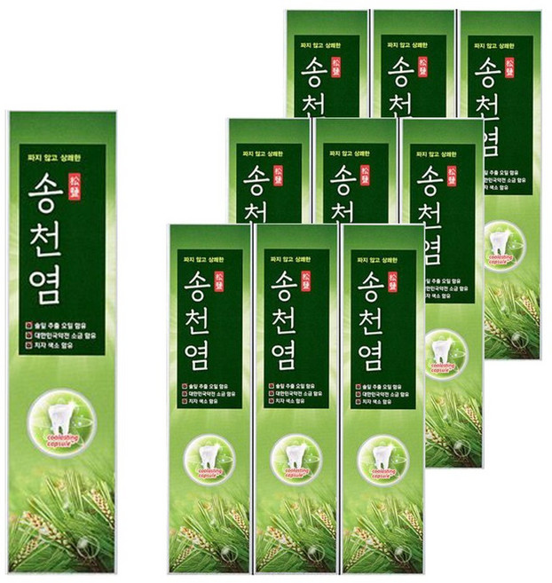 아모레퍼시픽 메디안 송천염 소금잇몸 120g 치약, 20개