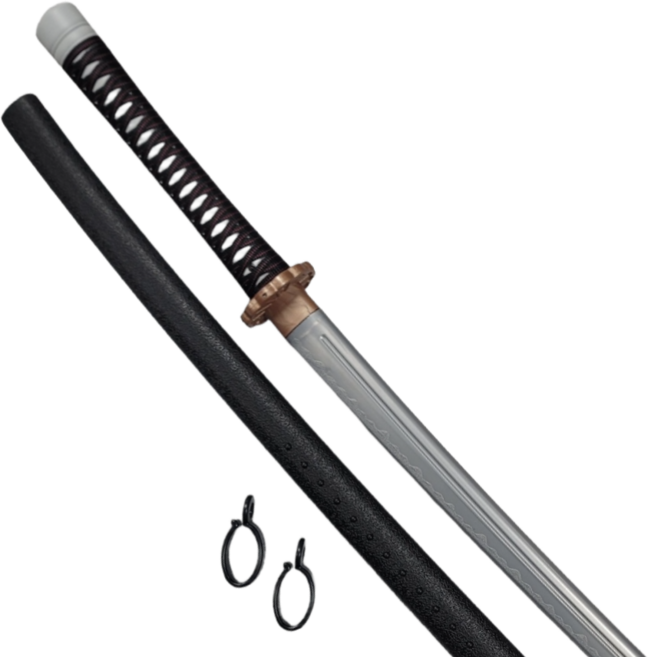 리얼 엣지 PRO 검도 가검 훈련용 연습용 안전 검술 트레이닝 무술용, 1개, 검정