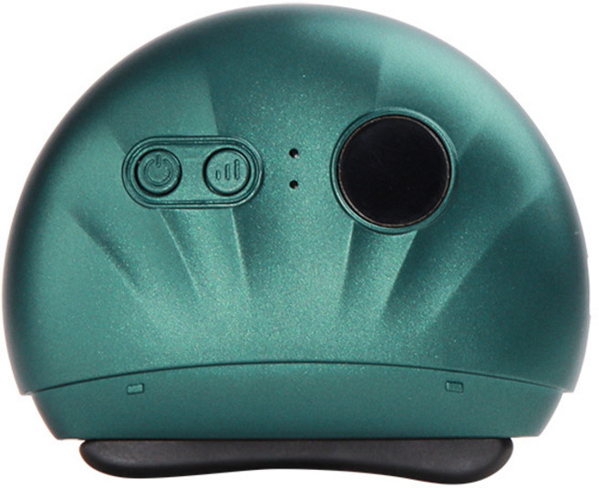 電動砭石刮痧板全身通用熱敷震動刮痧儀按摩器代發, GS-05 砭石款(9檔震動+加熱), GS05綠色