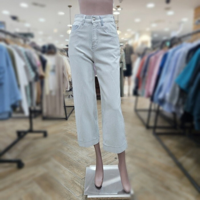 BCBG BCBG 스트레이트 데님 팬츠 B5B5P362_DG