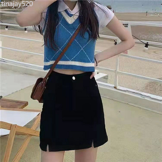 美式復古短款工裝裙夏季女包臀高腰顯瘦牛仔半身裙a字迷彩短裙潮