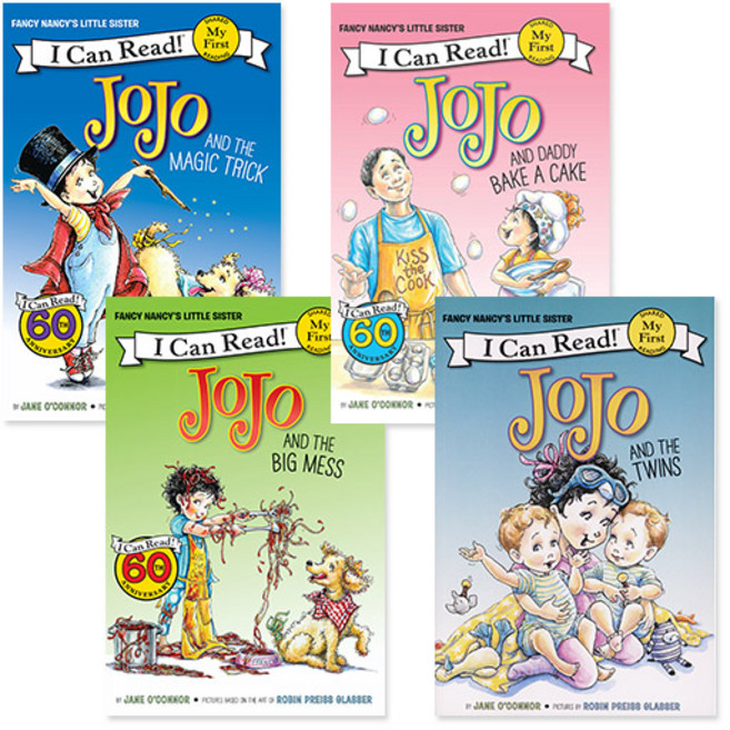 (영어원서) I Can Read My First단계 Fancy Nancy JoJo 리더스북 4종 세트, HarperCollins